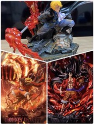 One Piece 海賊王gk 路飛 薩波 3隻