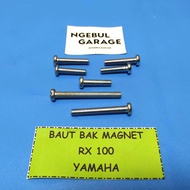 Baut Bak Magnet RX100 RX 100 YAMAHA SILVER