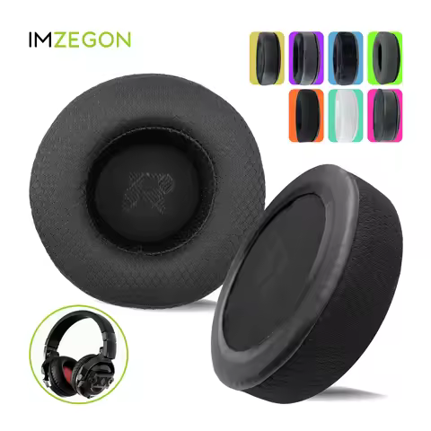 IMZEGON Replacement Earpads for JVC HA-MR77X Headphones Ear Cushion Sleeve Earmuffs Headset