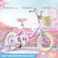 BabyDairy Kids Bicycle 12/14/16/18 Inches With Detachable Auxiliary Wheel  Disney  High Hearing And 
