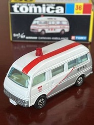 Tomica 36 黑盒子日產大篷車救護車東京電力公司 TEPCO Anegasaki