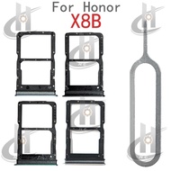 For Honor X8B Sim Card Tray Slot Holder Card Holder Reader SD Slot Adapter Replacement Parts