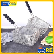 Deep electric fryer basket