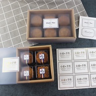 Moon Cake Packing Box 50g75g 100G Mid-Autumn Festival Moon Cake Box Egg Yolk Crisp Daifuku Nougat Packing Boxes