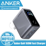 Anker GaN 160W Fast Charger With Monitor, The First Windows Ai (CN) Charger With Four Languages