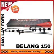 Suzuki BELANG SUZUKI RAIDER 150 BELANG R CNC LAY FORK SET CNC FORK SUSPENSION USD FORK
