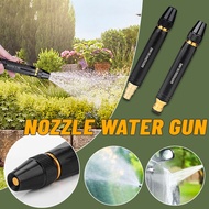 Garden Hose Nozzle Sprayer Metal High Pressure Leak-proof Water Hose Nozzle with 3 Adjustable Spray