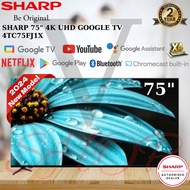 SHARP 75 INCH 4K UHD GOOGLE TV 4TC75FJ1X || SHARP 60 INCH 4K UHD TV WITH DIGITAL TUNER 4TC60CH1X