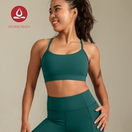 Moving Peach Sport Bra Push Upชุดชั้นในโยคะ 8 สีชุดชั้นในเปลือยHBL2