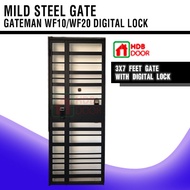 Gateman WF10/WF20 Digital Lock with 3X7 Feet Mild Steel Gate