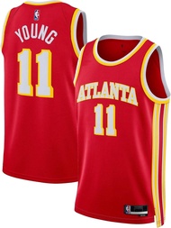 Trae Young Atlanta Hawks NBA Kids Youth 8-20 Red Icon Edition Swingman Jersey