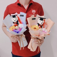 MATAHARI Graduation Flower Bouquet - Sunflower - Teacher Gift - Graduation Gift HW019