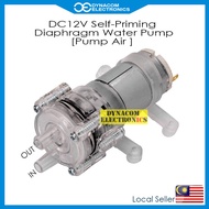 DC12V Self-Priming Diaphragm Transparent Water Pump Aquarium Pump [Pump Air DC12V]