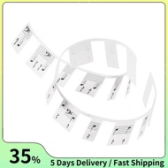 Piano Notes Sticker Electronic Piano Sound Sticker Staff Piano Key Stickers 88-Key Full Size