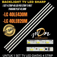 SHARP 40 INCH LED TV BACKLIGHT LC-40LE820M- LC-40LE430M SHARP 40 INCH TV BACKLIGHT