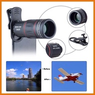 ☬ APEXEL Universal 18x25 Monocular Zoom HD Optical Cell Phone Lens Observing Survey 18X Telephoto L