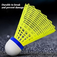 [Chengxingsis] 1PCS Badminton Ball Plastic Badminton Ball Durable Yellow White Student Nylon Badmint