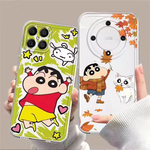 Case for Honor X8b X8a 90 Lite X8 X9a X7b X9b Soft Phone Cover Cra-yons Shin-chans Cute