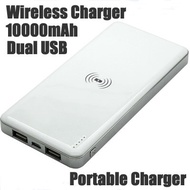 wireless 10000mAh powerbank/portable charger for iphone 5/ipad mini/air/Samsung galaxy note 2 3/nexu