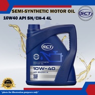 Minyak Enjin SCT 10W40 4L-SCT Semi-Synthetic Engine Oil 10W40 4L