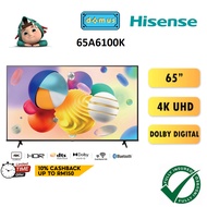 LATEST Hisense 65 Inch 4K Smart TV UHD 65" LED TV Murah Television 电视机 電視機 65A6100K Replace 65A6100H