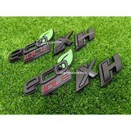 Need Remove Logo Ori Perodua H Spec X Spec ECO IDLE Logo Emblem With Tape Carbon Matte Black Glossy 