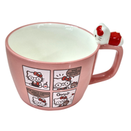 SunArt Hello Kitty 陶瓷馬克杯 300ml 四格圖 1個