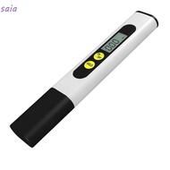 SAIA Digital Water Quality Tester, 1ppm 2%-3% TDS Meter, Temperature Compensation White 0-9990ppm Pl