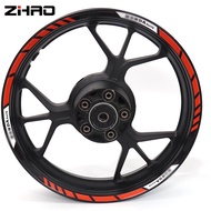 New high quality Fit Motorcycle Wheel Sticker stripe Reflective Rim For Honda CB400VTZC CB900 Hornet