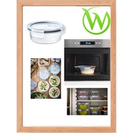 Food container with lid 365+ Food container with lid, round, round, plastic, 450 ML