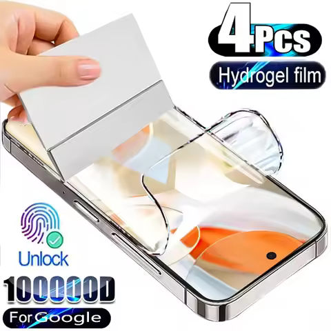 4PCS Hydrogel Film For Google Pixel 10 Pro XL Screen Protectors For Google Pixel 9A 6 7A 8A 9 Pro XL