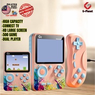 G5 HD 1/2 Player Screen Handheld Game Console Contra Mini Arcade 500 Game Charging Portable Game Pla