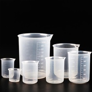 25-1000ml Small Measuring Cup Transparent Jug Tool Kitchen Beaker Plastic V3U8