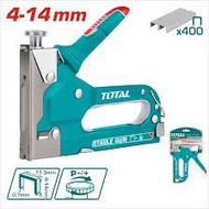 TOTAL THT Staple Tool311425 - Wood Stapler with Adjustable Force, Genuine 4-14mm Needle Base