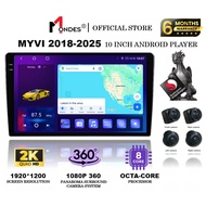 MONDES PERODUA MYVI 2018-2025 2K Q-LED CAR ANDROID PLAYER WITH 360 CAMERA (10"/8GB RAM 128GB CARPLAY