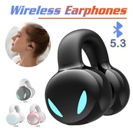 Open Single Ear Wireless Bluetooth Headphones Clip on Earbuds Earbud & in-Ear Headphones Wireless Sp