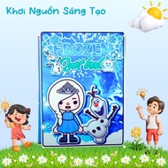 Wednesday beautiful Frozen snow princess paper doll-Happyfunny