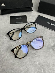 Chanel CH3408 眼鏡框 玳瑁色/黑色
