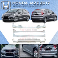 HONDA JAZZ GK5 MUGEN STYLE FULLSET BODYKIT BUMPER SKIRT LIP FIT JAZZ 2017 FACELIFT MG FRONT SKIRT SI