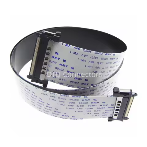 41 Pin 51Pin I-PEX 4K LVDS Ultra HD LCD Strip Cable 0.5mm pitch AWM 20861 20706 105C 60V VW-1 V-by O