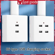 WIN 86 Type USB Wall Charger Socket Surfaces Mounted Designing Power Socket Panel