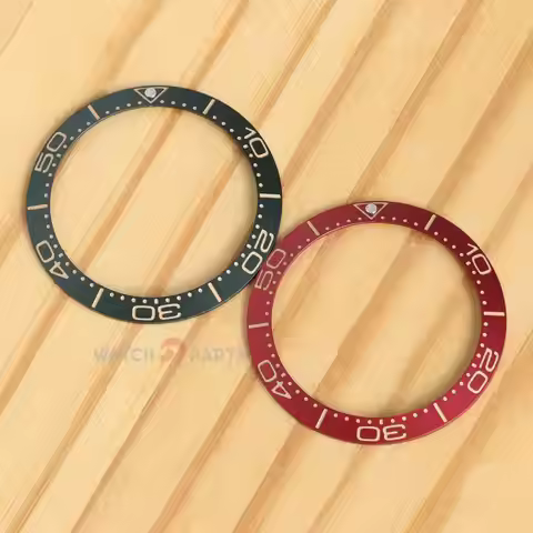 Aluminum Watch Bezel for Omega Seamaster Diver 300M 210.92.42.20.10.001 42mm Watch Insert