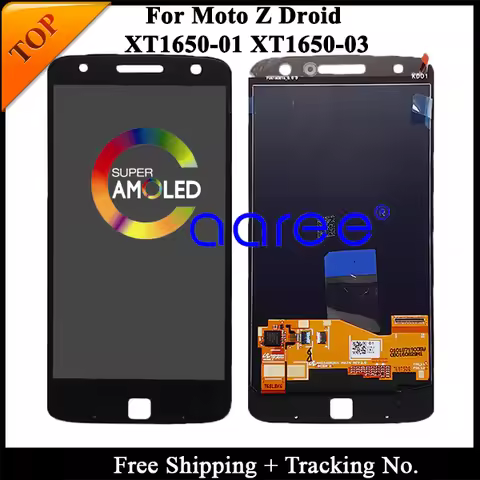 100% tested Original For Motorola Moto Z xt1650 LCD For moto Z XT1650 Display LCD Screen Touch Digit
