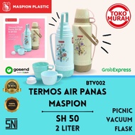 TERMOS Hot Water Thermos/Warming Bottle MASPION SH 50 BTV002 2 Liter Vacuum Flask Plastic Body
