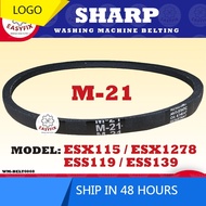 ESX115 / ESX1278 / ESS119 / ESS139 SHARP WASHING BELTING GEARBOX BELTING BELT M-21 / O-500E M-21E M2