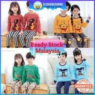Pyjamas Kids Sleepwear Cotton Baju Tidur Budak Suit Cartoon Pyjamas Boy Pajamas Set Pyjamas Boy Clot