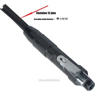 1/4inch นิวเมติกมินิมาดิซิ่งเครื่องจักรอากาศล้างออกสนิมการขัดด้วยการขัดด้วยเข็ม 12pcs YN-TH