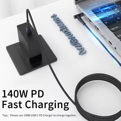 140W Type-C PD to DC Universal Laptop Charger Cable for Asus Dell Hp 1.8m DC Power Adapter Converter