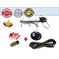 HD Digital Tv Uhf Indoor/Outdoor Aerial Mytv Freeview Tv Antenna Free 2m Cable