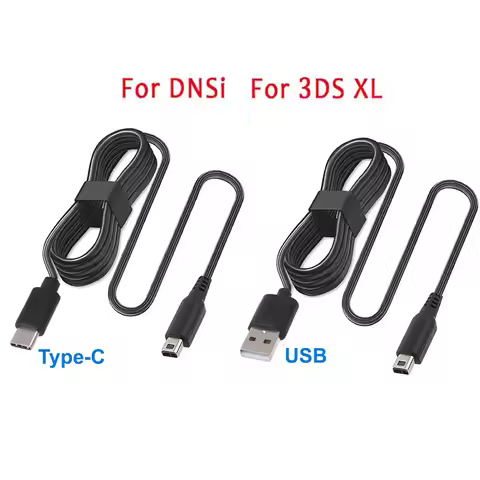 USB C PD Charger Cable Cord Wire USB Type C FOR NDSI 3DS 2DS XL/LL New 3DSXL/3DSLL 2dsxl 2dsll Game 